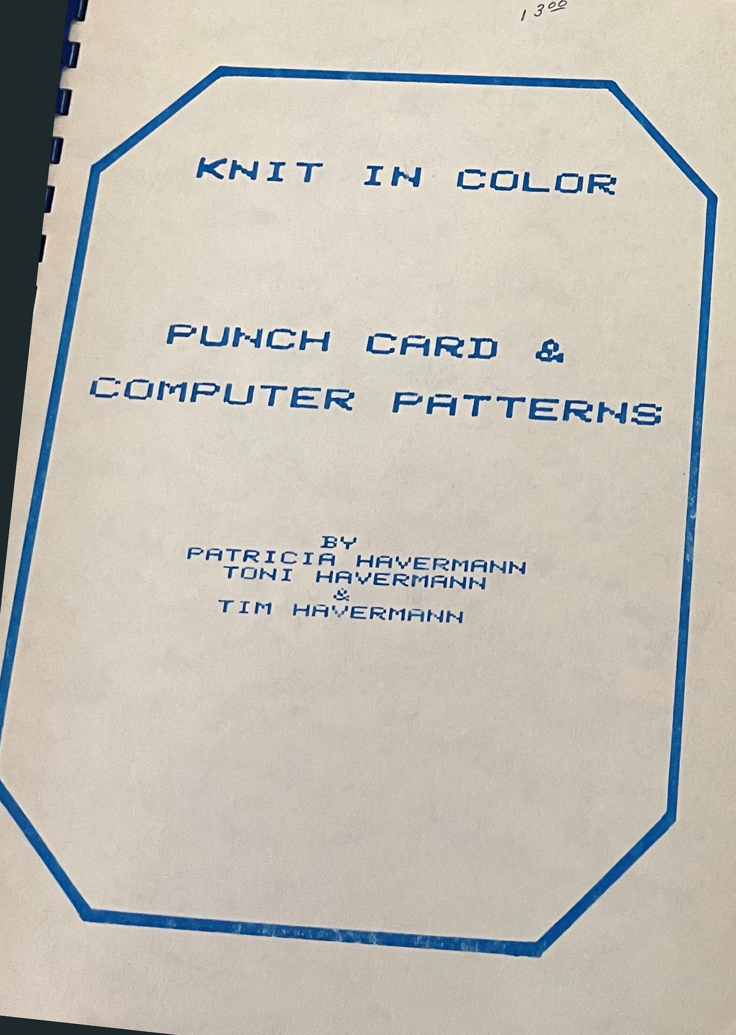Knit In Color: Punch Card & Computer Patterns
